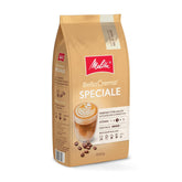 Melitta BellaCrema Speciale Ganze Kaffee-Bohnen 1kg, ungemahlen, Kaffeebohnen für Kaffee-Vollautomat, medium Röstung, geröstet in Deutschland, Stärke 3