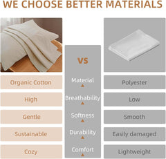 Oreiller de couchage en sarrasin biologique LOFE 14" X 20" Soutien cervical réglable et respirant pour dormir frais pour les dormeurs sur le dos et sur le côté (coques de sarrasin tartare) Naty Shop Oreillers standard