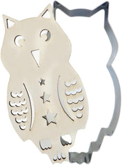 ScrapCooking 2103 Emporte-pièce et gaufreur en bois de hibou - Emporte-pièce en relief en acier inoxydable - Ustensiles de cuisson sablés - Sorcière, Sorcière - 2103