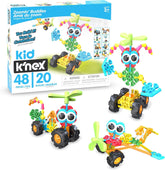 K'NEX Kid Zoomin' Buddies 20 Modell | Kinder-Bastelset mit 48 Teilen | Lernspielzeug für Kinder, lustiges und farbenfrohes Bauspielzeug für Jungen und Mädchen, Konstruktionsspielzeug ab 3 Jahren |