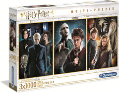 Clementoni 61884 Harry Potter - Puzzle 3 X 1000 pièces à partir de 9 ans, Puzzle coloré pour adultes aux couleurs vives, Jeu d'adresse pour toute la famille, Excellente idée cadeau Puzzle Naty Shop Titre par défaut