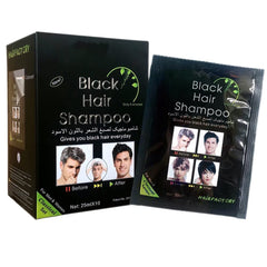 Culoarea instantanee a părului, șampon pentru vopsirea părului negru, durează 30 de zile, ingrediente naturale Vopsea pentru par Naty Shop Titlu implicit