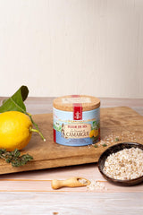 Le Saunier de Camargue Fleur De Sel Citrone Thymian en dose de 125 g, Premium Meersalz aus Süd-Frankreich, Idéal comme Finition von Speisen und zum Verfeinern von Gerichten