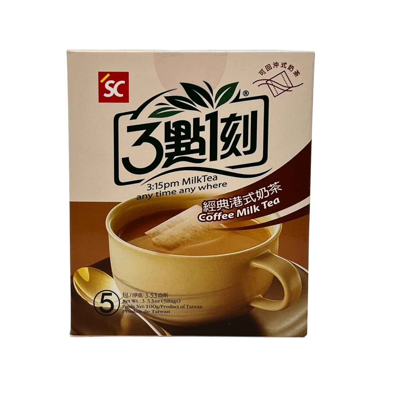 15:15 - Ceai cu lapte și zahăr brun Okinawa - (1 x 100 g)