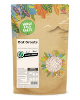 Gruaux d'avoine Wholefood Earth 2 kg | Sans OGM | Naturel | Riche en fibres