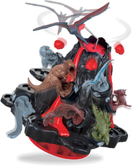 EPOCH Games - Jurassic World Shaky Volcano, 7509, Dinosaurier Spielzeug, Brettspiel für Kinder ab 4 Jahren
