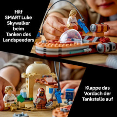 LEGO Star Wars 75420 SMART Play : Luke's Landspeeder - Compatible Interaktives Spielzeug inkl. Figurine SMART Tag et Luke Skywalker - Idée cadeau pour les fans de garçons, de filles et d'Erwachsene à partir de 6 ans