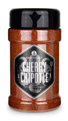 Ankerkraut Cherry Chipotle BBQ Rub, Rub Gewürzmischung für Couenne, Schwein, Ailes de Poulet et Porc Effiloché, 220g en Streuer