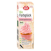 RUF colorant alimentaire biologique rose barbe à papa au sirop d'agave pour colorer les glaçages et décorer les gâteaux, sans gluten et végétalien, 1 x 25g