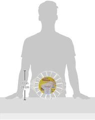 Séparateur de gâteau en plastique classique Kaiser original 31,5 cm Séparateur de gâteau pour 14 ou 16 tranches égales Séparateur de gâteau double face blanc