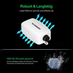 VIVOSUN DWC Hydrokultur Anbausystem mit Topf-Dripkit, 5-Gallonen Tiefwasserkultur, Umwälz-Tropfgartensystem mit Mehrzweck-Luftschlauch, 8W Luftpumpe and Luftstein (1 seau + Top-Drip-Kit)