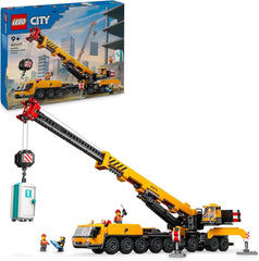 Grue de construction mobile LEGO City, jouet de construction pour garçons et filles, cadeau créatif pour enfants, bras long extensible, 4 figurines d'ouvriers de la construction pour jeu de rôle, 60409 ensembles de construction Besuche den LEGO-Store Default Title