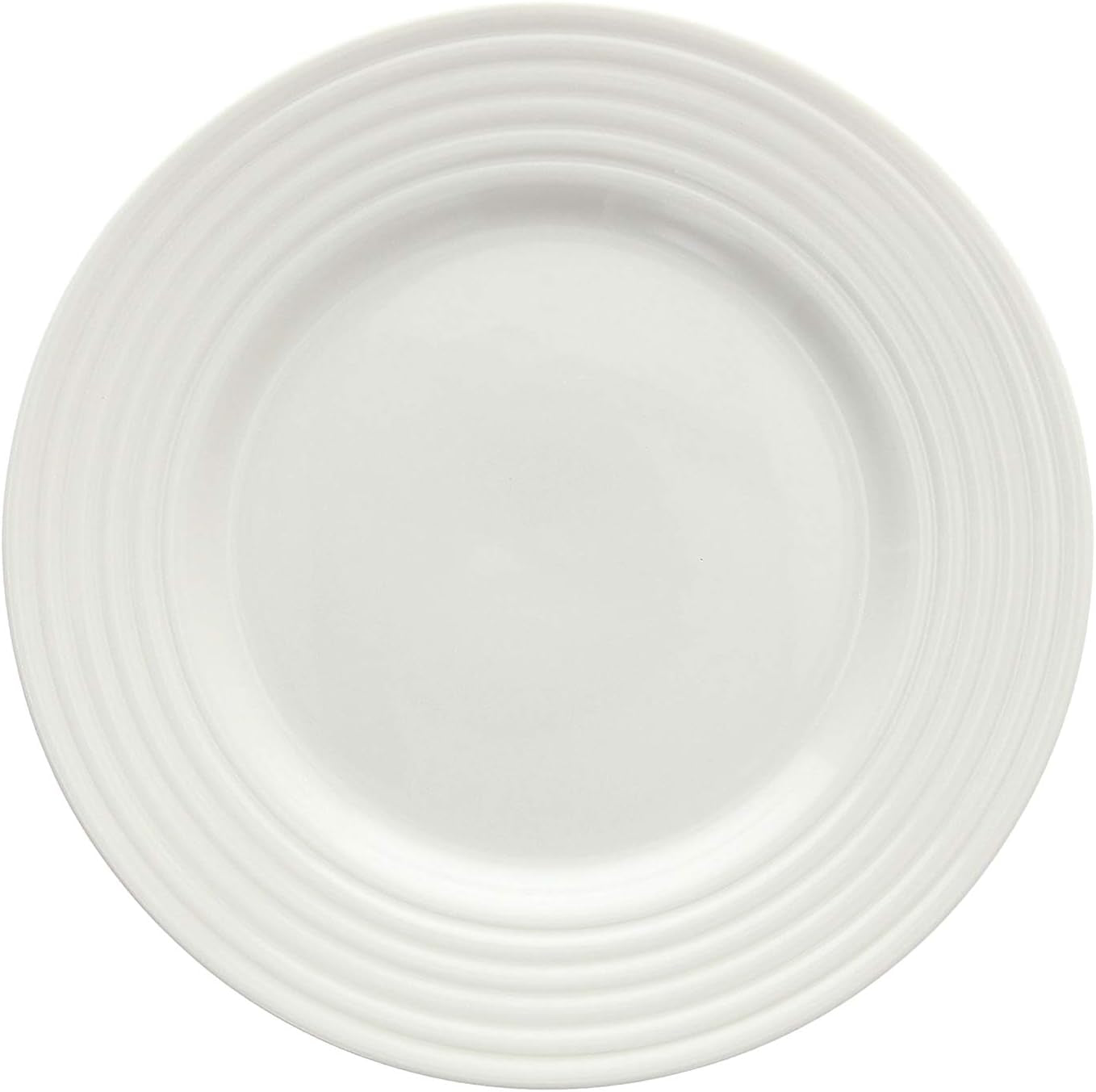 Rings Tellerservice Für 6 Personen, 18-Teilig, Porzellan, Weiß Seturi vesela masa Naty Shop