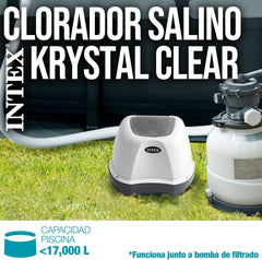 Système d'aquarium d'eau salée Intex Krystal Clear 230 V CG-26664