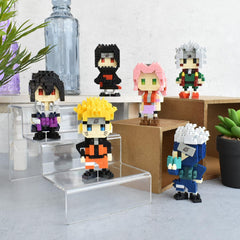 Bandai - Nanoblock - Kakashi Hatake - Mini-Bausteinfigur - Jeu de construction - Bausatz für Manga-Pixel-Figur - NBCC137