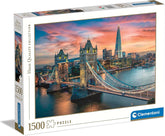 Clementoni - 31694 Collection - London Twilight, Puzzle 1500 Piese Pentru Adulți Și Copii 10 Ani, Joc De Abilitate Pentru Întreaga Familie Puzzle Naty Shop Titlu implicit