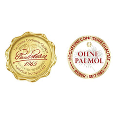 Praline RCP Asbach delicate în sticle cu crustă – 1 x 310 g – Ciocolată neagră cu umplutură Asbach