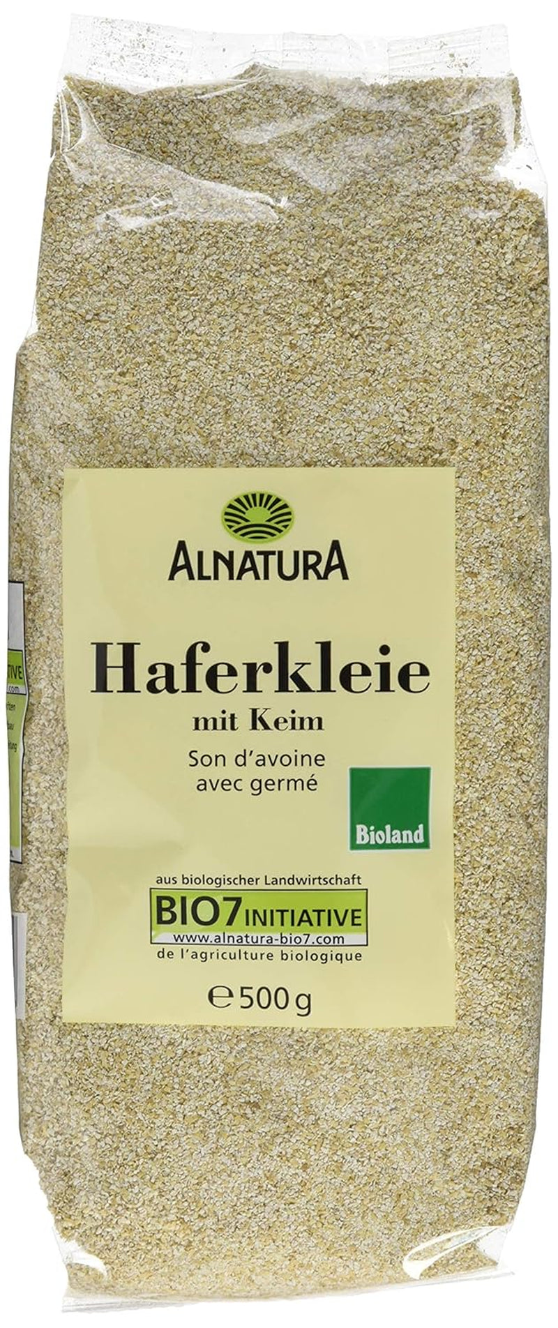 Tărâțe de ovăz organice cu germeni, 500g