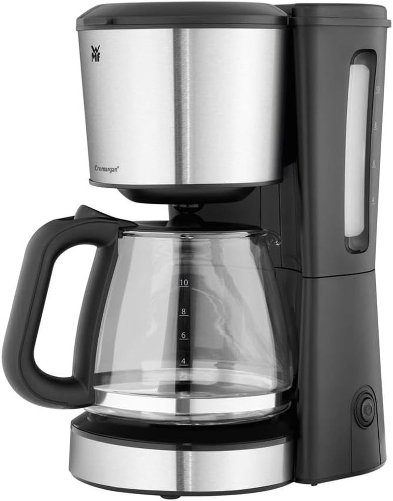 Machine à expresso WMF Bueno avec carafe en verre, café filtre, 10 tasses, bouton marche/arrêt, système anti-goutte, filtre oscillant, arrêt automatique, plaque chauffante, 1000 W