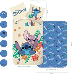 Lenjerie de pat pentru copii si adolescenti, Stitch Lenjerie de pat - copii Naty Shop