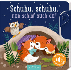 Shoo, shoo, acum și tu dormi!: Slider și 11 sunete | O carte inovatoare cu sunete de slider pentru cei mici cu vârsta de peste 18 luni Jucarii Bebe Naty Shop Carte