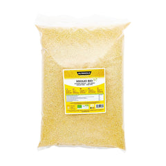 Millet biologique 1 kg, grains biologiques riches en fibres et minéraux, grains de millet jaune pour la consommation, emballage idéal pour la famille