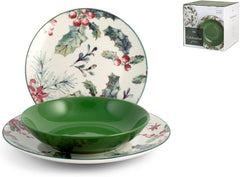 Natalizio Service 18 Pezzi Célébration Vert