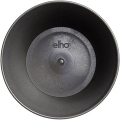 elho The Coffee Collection, pot d'intérieur rond, 18 cm, en marc de café et plastique recyclé - marron/marron expresso