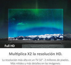 Haier Direct LED Full HD H32K702FG - Smart TV 32", HDR, Dolby Audio, Android 11, Smart TV, Google Assistant, Bluetooth 5.1, DBX TV, HDMI 2.1 x 3, 2024