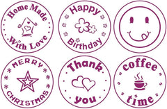 Rayher 28858000 Jeu de tampons à biscuits, 8 pièces, boîte 1 jeu