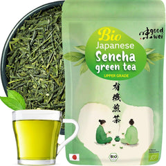 Ceai verde Sencha Goodwei organic din Japonia - Sencha autentic de calitate superioară, 250 g