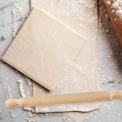 Rouleau à pâtisserie Zenker en bois de hêtre 350 x 30 x 30 mm - Parfait pour la pâte et le fondant, certifié FSC, avec collier pratique, marron