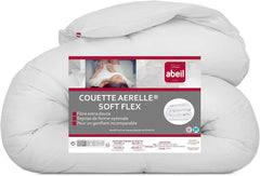 Couette Soft Flex, polyester, blanc, 240 X 260 cm Naty Shop couettes et couettes 240 X 260 Cm