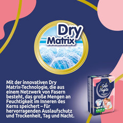 Safe Nights Girl, vêtements de nuit absorbants pour filles de 8 à 16 ans (30 à 50 kg), lot de 14