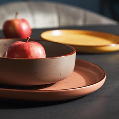 Bruges, service de table pour 6 personnes, 18 pièces, céramique, multicolore