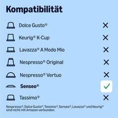 by Amazon Entkoffeinierte 100% Arabica-Kaffeepads, geeignet for Senseo-Maschinen, medium Röstung, 36 Stück (1 Packung mit 36 Stück) – Rainforest Alliance certifié