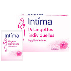 Lingettes nettoyantes à l'hamamélis, 2 paquets de 16 lingettes chacun