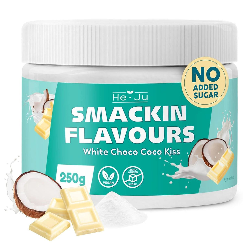 He-Ju, Poudre au goût de chocolat blanc et noix de coco, 250 grammes Aromas Naty Shop