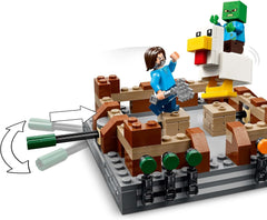 LEGO Minecraft Forest Manor avec ring de boxe - Set de jeu avec zombies et Oberborst - Jouet de construction interactif avec équipement et pistes - Cadeau pour garçons et filles à partir de 10 ans - 21272 Jeux de construction Besuche den LEGO-Store
