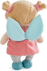 HABA Guardian Angel Lore - Poupée textile moelleuse (15 cm), cadeau de bienvenue parfait pour les bébés et les jeunes enfants - Lavable à 30 °C - 2011870001