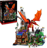 LEGO Ideas Donjons & Dragons : La saga du dragon rouge, jeu de construction pour adultes, idées cadeaux Donjons et Dragons pour les fans, jeu de construction fantastique, activité créative 21348 Jeux de construction Besuche den LEGO-Store Default title