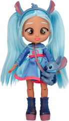BFF by Cry Babies Disney Stitch, BFF Fashion Doll dans une tenue Stitch et des accessoires, y compris des accessoires de style, des jeux et des accessoires pour les enfants de 3 ans
