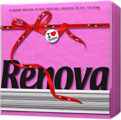 Șervețele de hârtie Renova Red Label Fuchsia - 70 de șervețele