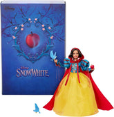 Mattel Disney Schneewittchen Sammelfigur-Modepuppe in charakteristischem Outfit, inspiriert vom Disney Live-Action-Film, Geschenke für Kinder und Sammler, HVY53