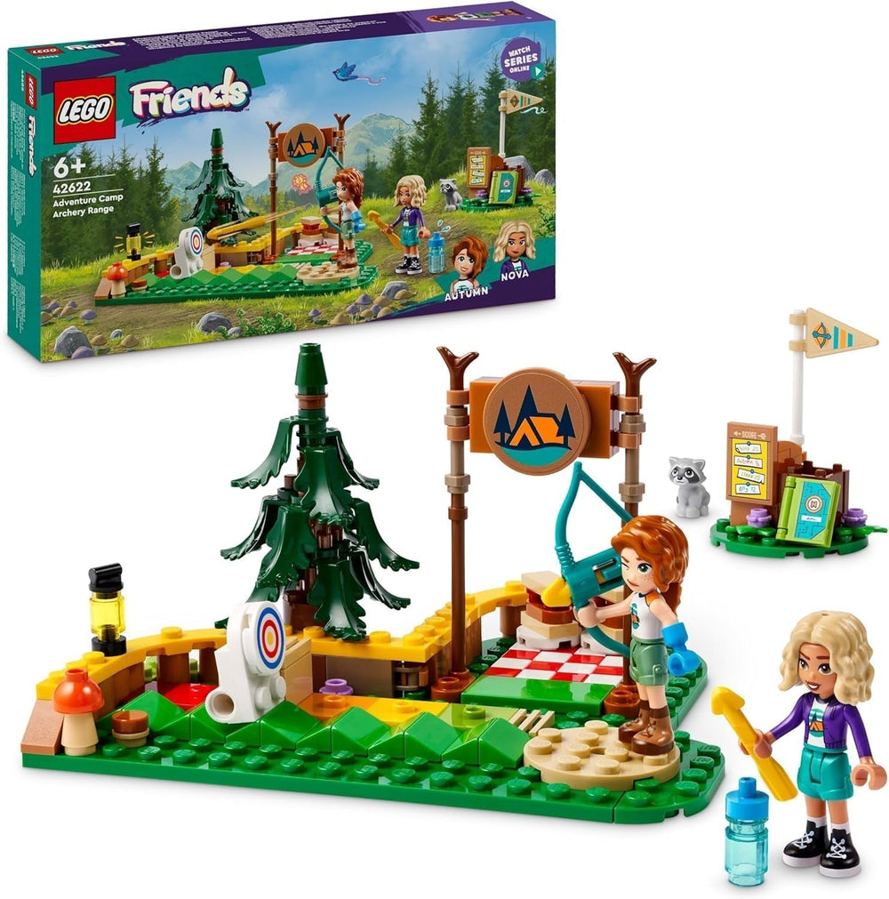 LEGO Friends Tir à l'arc au camp d'aventure Jouet de construction pour enfants avec arc et flèche, 2 figurines et un évier, pour filles et garçons à partir de 6 ans 42622 Ensembles de construction Besuche den LEGO-Store Default Title