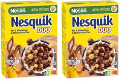 NESTLÉ Duo Céréales, Céréales Chocolat Brun et Blanc et Céréales Entières (1 x 325g)