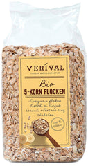 Verival 5-Korn Flocken - Bio, 6Er Pack (6 X 500 G) Cereale Naty Shop Default Title