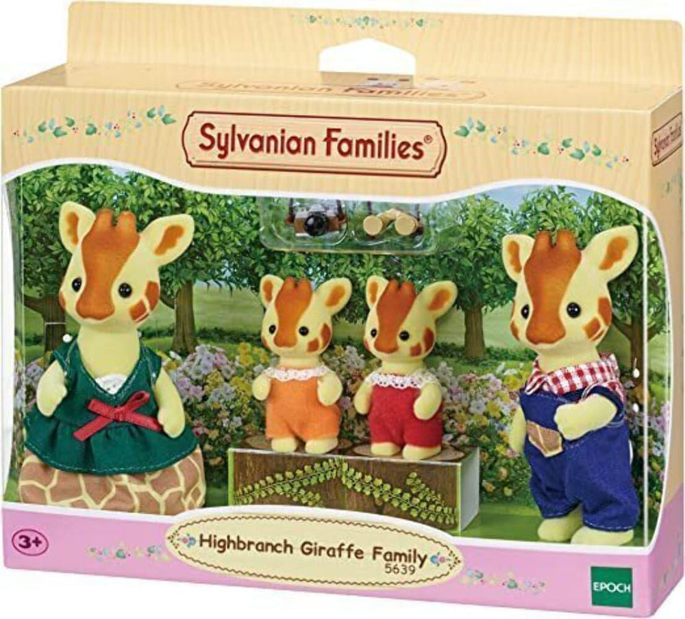 Sylvanian Families 5639 Famille Girafe - Figurines pour Maison de Poupées