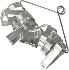 Zenker Lot de 10 emporte-pièces, divers emporte-pièces à motifs de Noël, ensemble de biscuits et de biscuits, couleur : argent, quantité : 1 x lot de 10 pièces