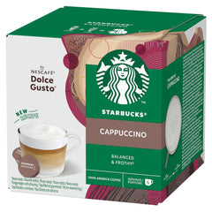 STARBUCKS Cappuccino de Nescafé Dolce Gusto Kaffeekapseln 6 x 12 (72 Kapseln)
